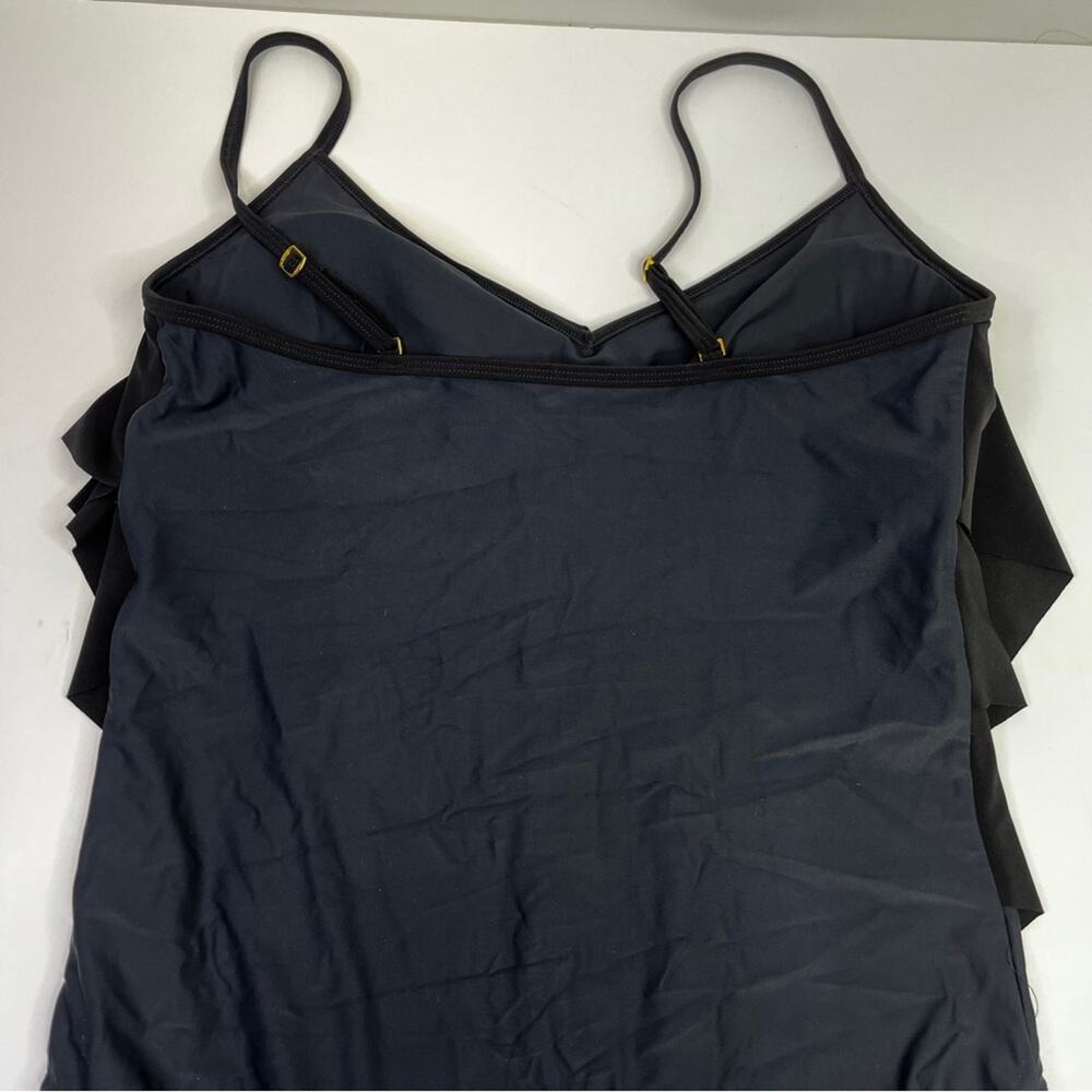 Beyond Control Layered Overlay One Piece swimsuit black - 16 - Picture 8 of 12